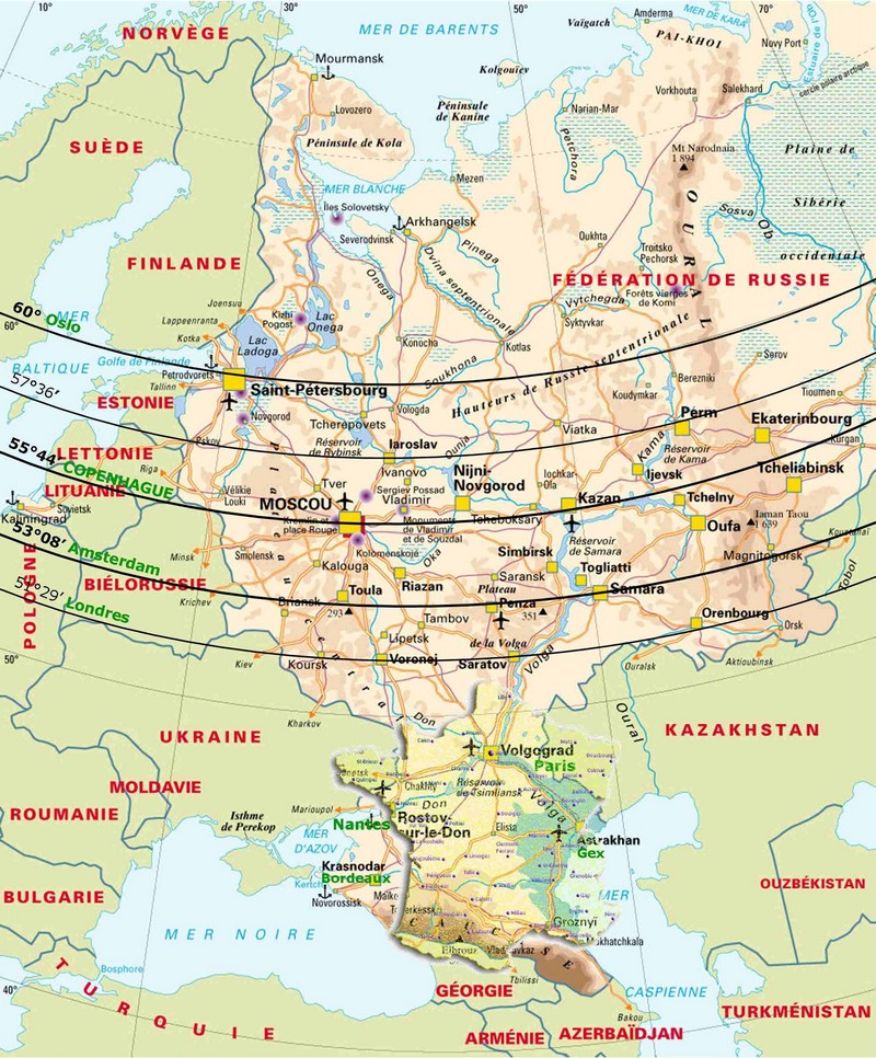 Géographie De La Russie Et Des Espaces Postsoviétiques